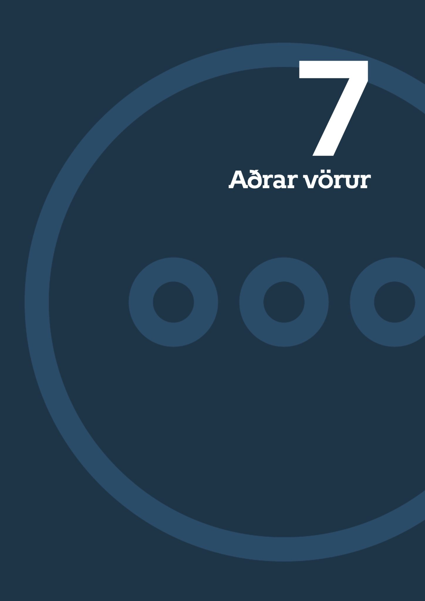 Vörulisti - Aðrar vörur